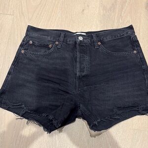 Agolde Parker Short in black